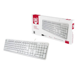 Клавиатура проводная мультимедийная Smartbuy ONE 210 USB белая (SBK-210U-W)/20