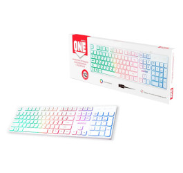 Клавиатура проводная с подсветкой Smartbuy ONE 251 USB белая (SBK-251U-W)/20