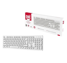 Клавиатура беспроводная мультимедийная Smartbuy ONE 252 белая (SBK-252AG-W)/20