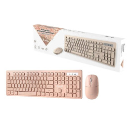 Комплект клавиатура+мышь беспроводной мультимедийный Smartbuy 105AG кремовый (SBC105AGC) /20