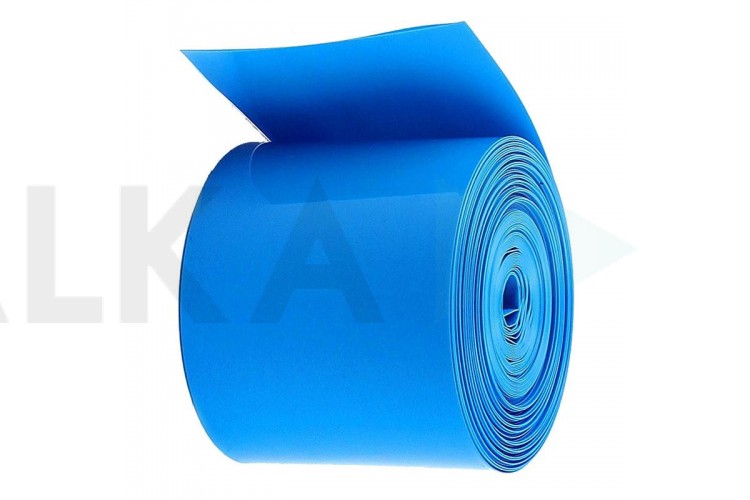 Термоусадочная плёнка ширина 85мм (5 метров) цвет синий