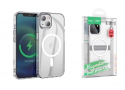 Чехол для iPhone 13 (6,1) HOCO Magnetic series тонкий (прозрачный)