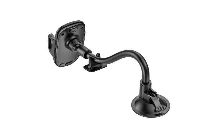 Держатель автомобильный для телефона BOROFONE BH54 Racer windshield car holder на стекло черный