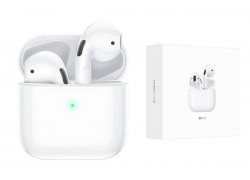 Наушники вакуумные беспроводные BOROFONE BW02 Plus True wireless BT Earphone Bluetooth (белый)