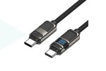 Кабель USB Type-C - USB Type-C HOCO U137 Line 60W (черный) 1м