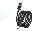 Кабель USB Type-C - USB Type-C HOCO U137 Line 60W (белый) 1м