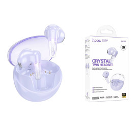 Наушники вакуумные беспроводные HOCO EW202 Magic true wireless BT headset (фиолетовый)