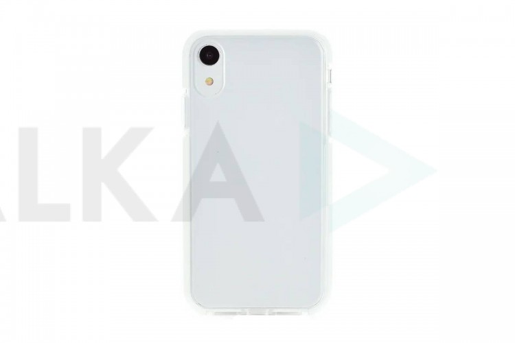 Чехол для iPhone XR ультратонкий 0.3 мм с заглушкой (прозрачный)