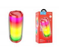 Портативная беспроводная колонка HOCO HC8 Pulsating colorful luminous wireless speaker (красный)