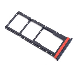 Держатель SIM для Infinix Hot 30i (X669D) (черный)
