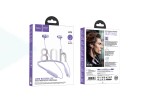 Наушники вакуумные беспроводные HOCO ES70 Armour neck-mounted BT earphones headset Bluetooth (фиолетовый)