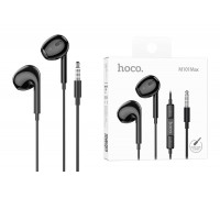 Наушники вакуумные проводные HOCO M101 Max Crystal grace wire-controlled earphones  (черный)