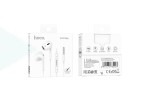 Наушники вакуумные проводные HOCO M101 Max Crystal grace wire-controlled earphones  (белый)