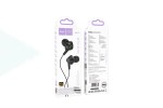 Наушники вакуумные проводные HOCO M113 Landy universal digital earphones with microphone штекер Type-C (черный)