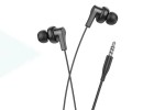 Наушники вакуумные проводные HOCO M114 Jia universal earphones with microphone (черный)