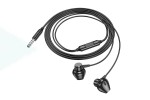 Наушники вакуумные проводные HOCO M125 Smart metal universal earphones with microphone (серый)