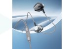 Наушники вакуумные проводные HOCO M125 Smart metal universal earphones with microphone (серый)