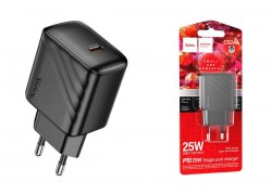 Сетевое зарядное устройство USB-C HOCO CS24A PD 30W (черный)