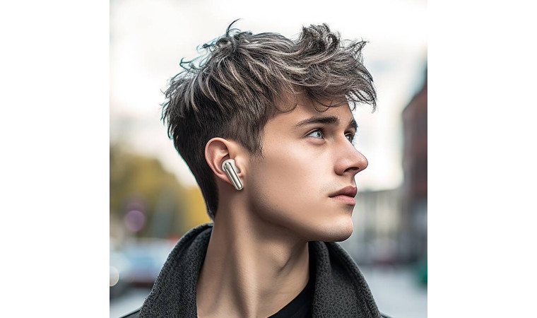 Наушники вакуумные беспроводные HOCO EQ11 Harmony true wireless BT headset (белый)
