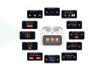 Наушники вакуумные беспроводные HOCO EW72 Soar true wireless ANC Noise Reduction touch screen BT headset (черный) с дисплеем