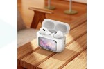 Наушники вакуумные беспроводные HOCO EW72 Soar true wireless ANC Noise Reduction touch screen BT headset (черный) с дисплеем