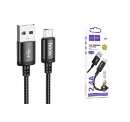 Кабель USB - MicroUSB HOCO X89 (черный) 2м