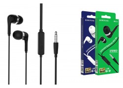 Наушники вакуумные проводные BOROFONE BM39 Refined chat universal earphones (черный)