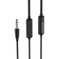 Наушники вакуумные проводные BOROFONE BM39 Refined chat universal earphones (черный)